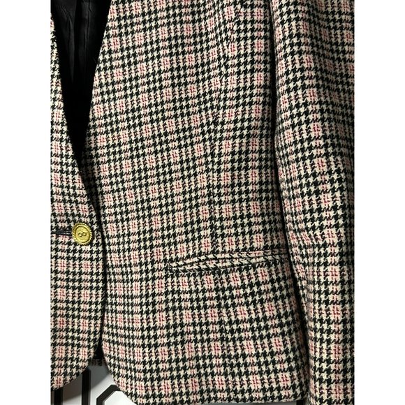 VTG Leslie Fay Wool Blend Plaid Ladies Sophisticated Nostalgic Blazer SZ 6P - Picture 6 of 8